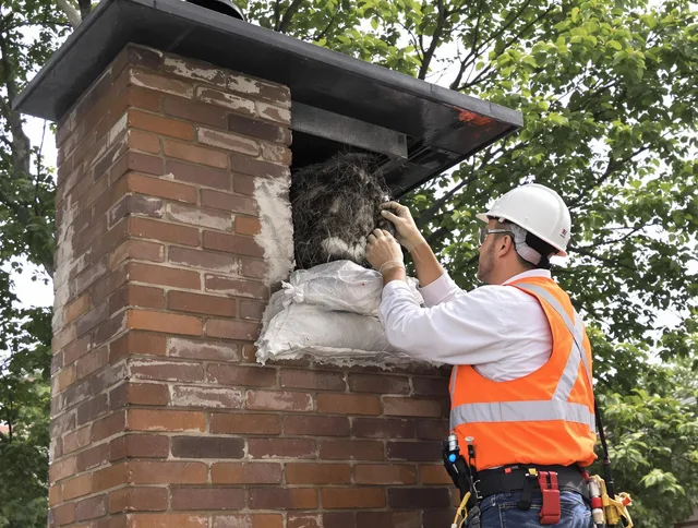 Humane removal of debris and animals by Lauderhill Chimney Sweep in Lauderhill, FL