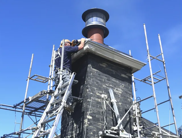 Sturdy chimney crown finished by Lauderhill Chimney Sweep in Lauderhill, FL