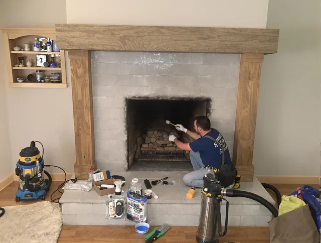 Detailed creosote removal process by Lauderhill Chimney Sweep in Lauderhill, FL