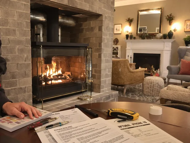 Lauderhill Chimney Sweep verifying fireplace safety measures in Lauderhill, FL